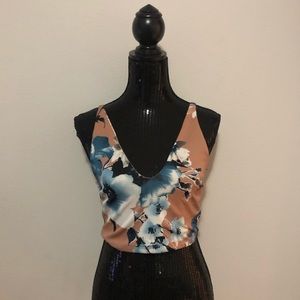 Flower crop top